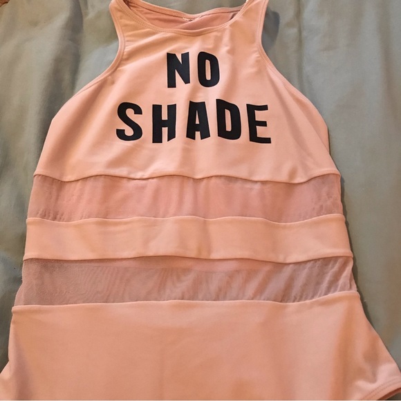 No Shade Nude Colored One Piece Bathing Suit Size S/M - Picture 8 of 11